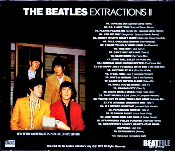 Beatles/Extractions II New Remix And Remasters 2020 - Image 2