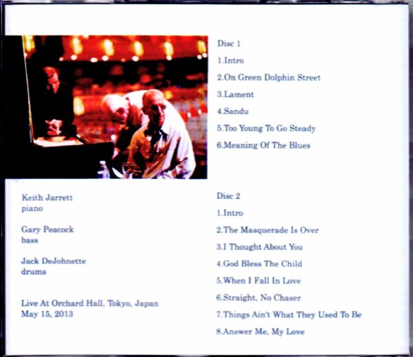 Keith Jarrett Trio/Tokyo,Japan 5.15.2013 - Image 2