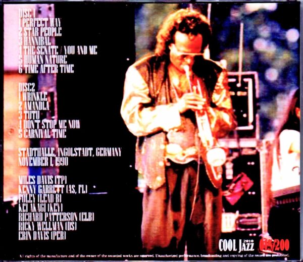 Miles Davis/Germany 1990 - Image 2