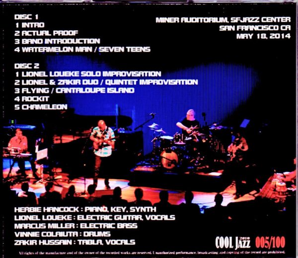 Herbie Hancock,Marcus Miller/CA,USA 2014 - Image 2