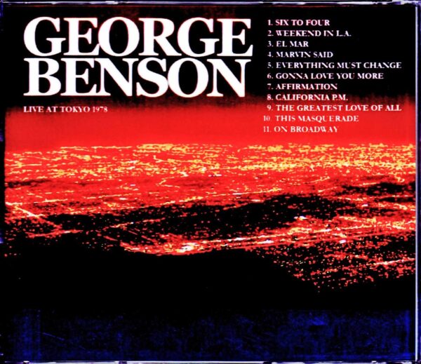 George Benson/Tokyo,Japan 1978 - Image 2