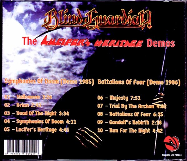 Blind Guardian,Lucifer's Heritage/Symphonies of Doom & Battalions of Fear Demos - Image 2