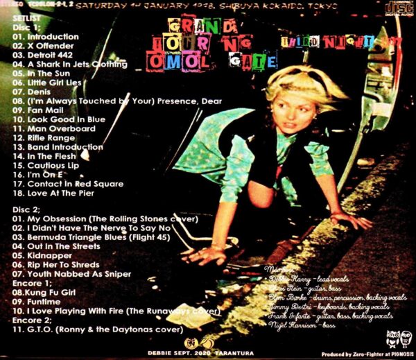Blondie/Tokyo Shibuya Public Hall Performance First day Tokyo,Japan 1.14.1978 - Image 2