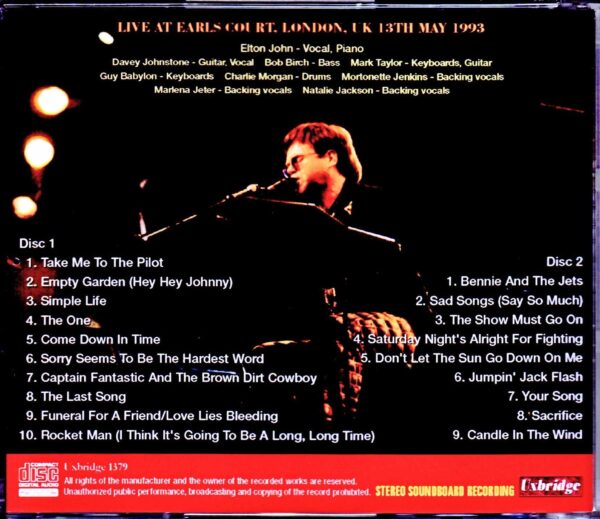 Elton John/London, UK 1993 - Image 2