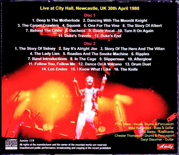Genesis/UK 4.30.1980 - Image 2