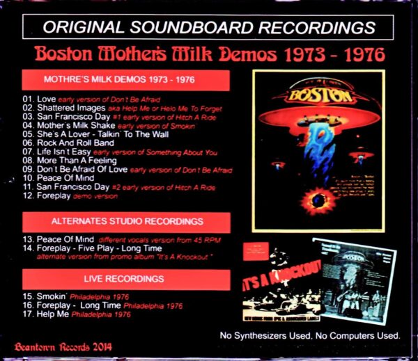 Boston/Early Years Demos 1973-1976 - Image 2