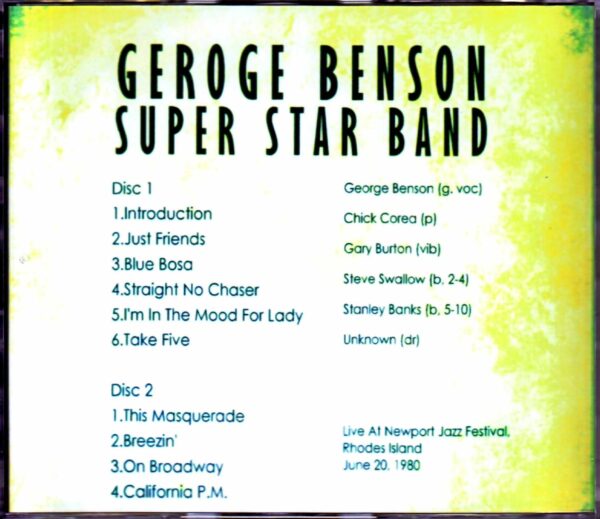 Geroge Benson Chick Corea Gary Burton/RI,USA 1980 - Image 2