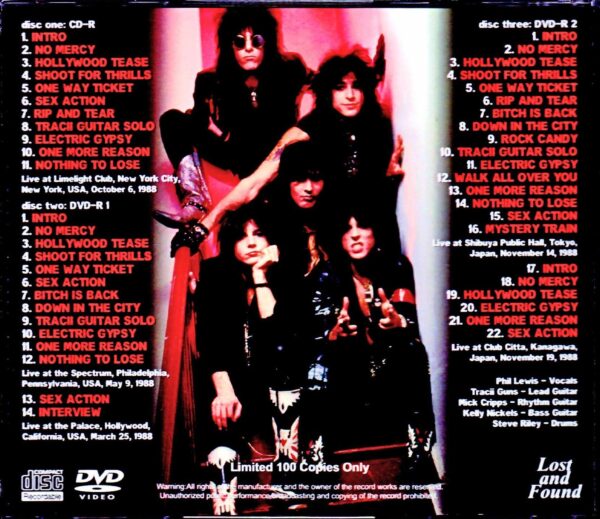 L.A. Guns/NY,USA 1988 & more - Image 2