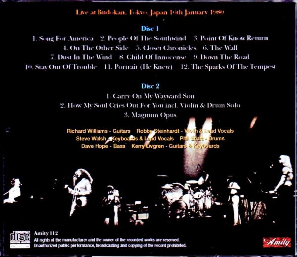 Kansas/Tokyo,Japan 1.16.1980 Complete - Image 2