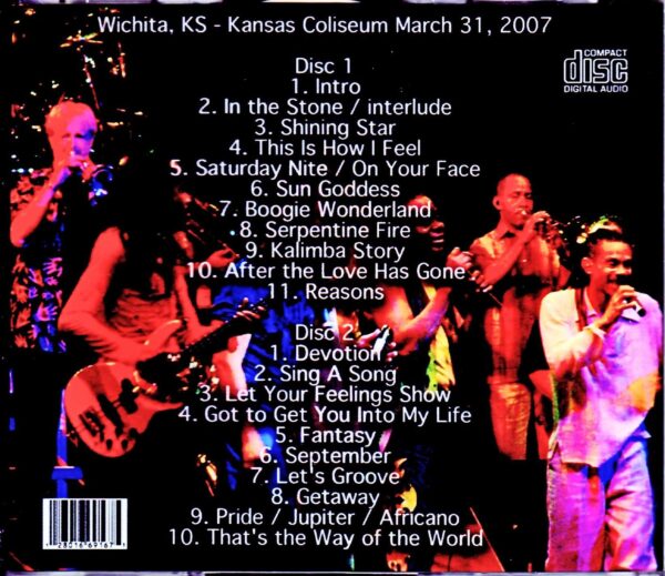 EW & F Earth Wind and Fire/KS,USA 2007 - Image 2