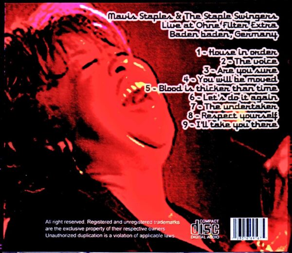 Mavis Staples/Germany 1995 - Image 2