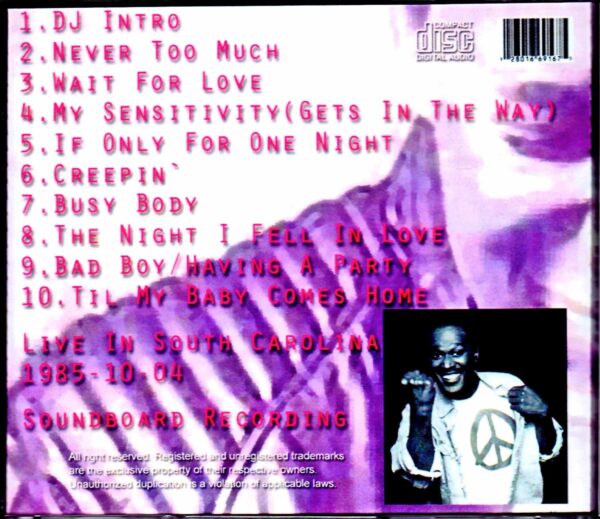 Luther Vandross/MI, USA 1985 - Image 2