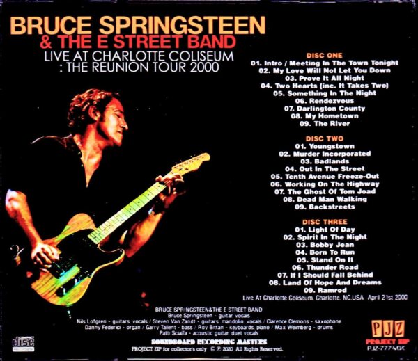 Bruce Springsteen & the E Street Band/NC, USA 2000 - Image 2