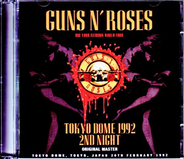 Guns N' Roses/Tokyo,Japan 2.20.1992 Original Master