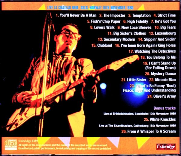 Elvis Costello/Norway 1980 - Image 2