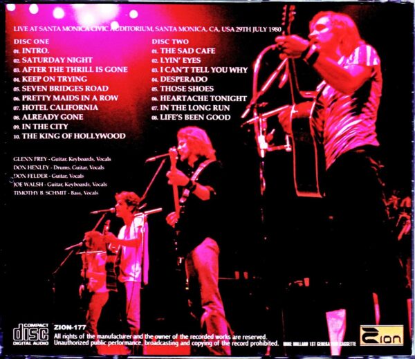 Eagles/CA, USA 1980 Remastered - Image 2