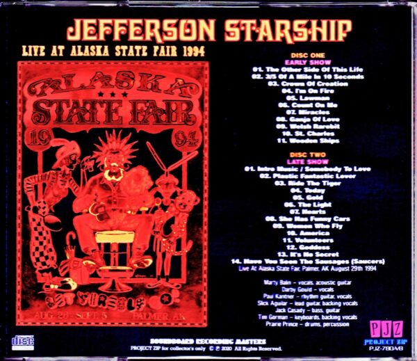 Jefferson Starship/AK, USA 1994 - Image 2