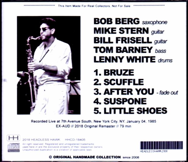 Bob Berg Quintet, Mike Stern/NY, USA 1985 - Image 2