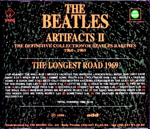 Beatles/Artfacts II The Longest Road 1969 - Image 2