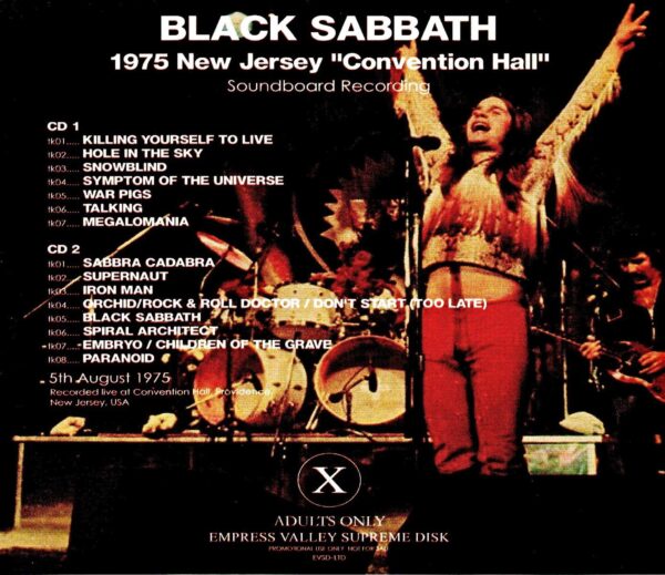 Black Sabbath/Sabotage Live Millard vs. Lampinski CA, USA 1975 & more - Image 4