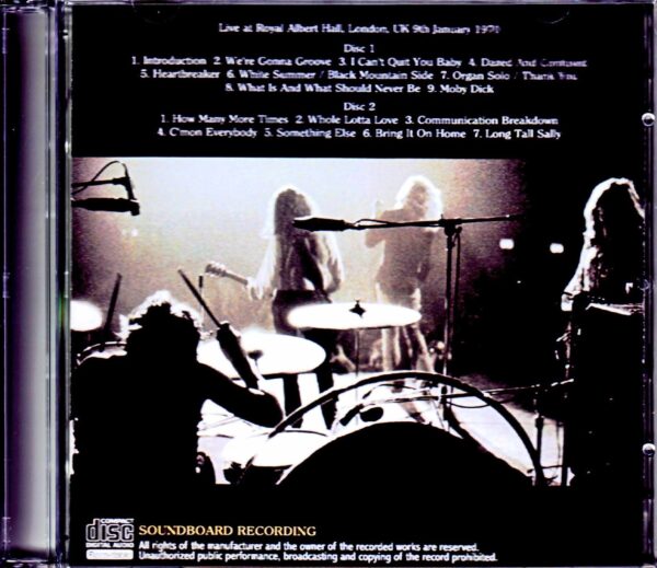 Led Zeppelin/London,UK 1.9.1970 Longest Version - Image 2