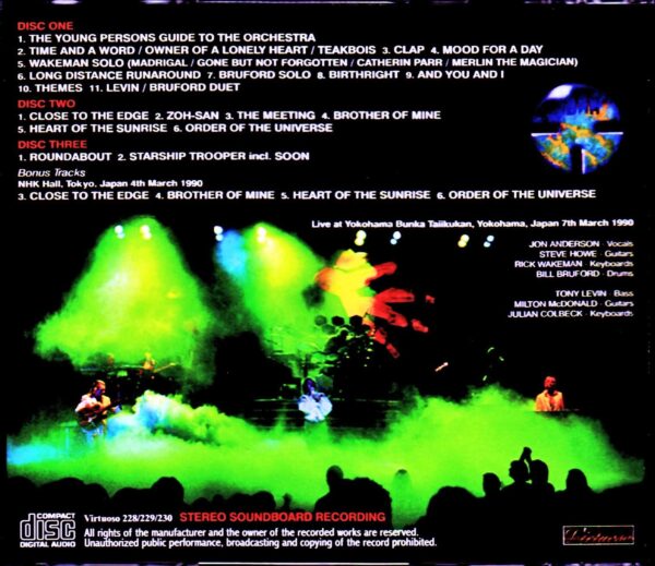 ABWH Anderson Brudord Wakeman Howe/Kanagawa,Japan 1990 Upgrade & more - Image 2