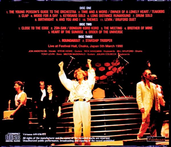 ABWH Anderson Brudord Wakeman Howe/Osaka,Japan 1990 - Image 2