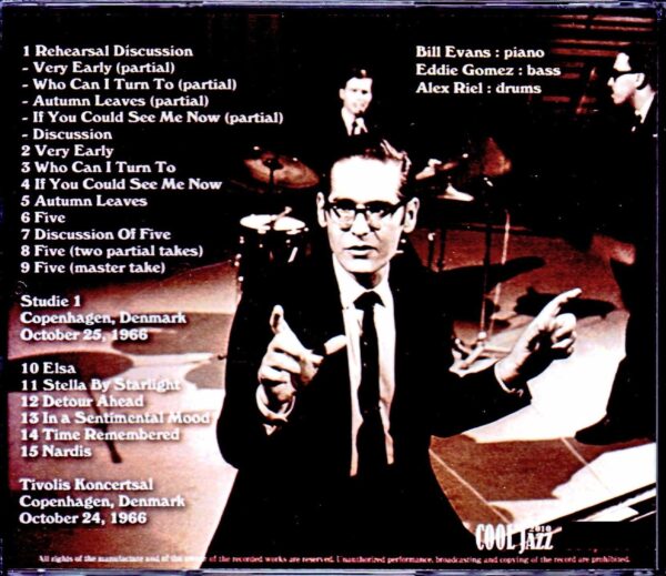 Bill Evans Trio/Denmark 1966 - Image 2