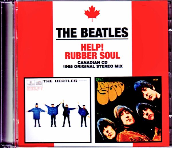 Beatles/Help! Rubber Soul Cadadian CD 1995 Original Stereo Mix
