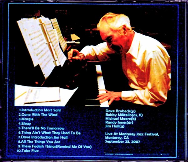 Dave Brubeck Quartet, Jim Hall/CA, USA 2007 - Image 2