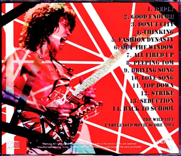 Edward Van Halen/Wild Life Unreleased Movie Score - Image 2