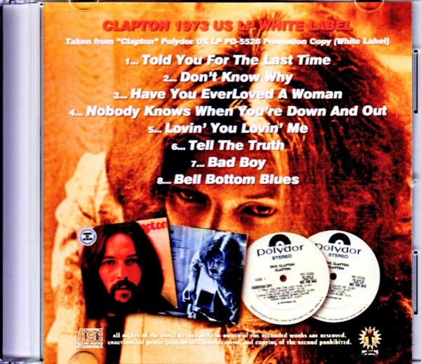 Eric Clapton/Clapton US LP Promotion - Image 2