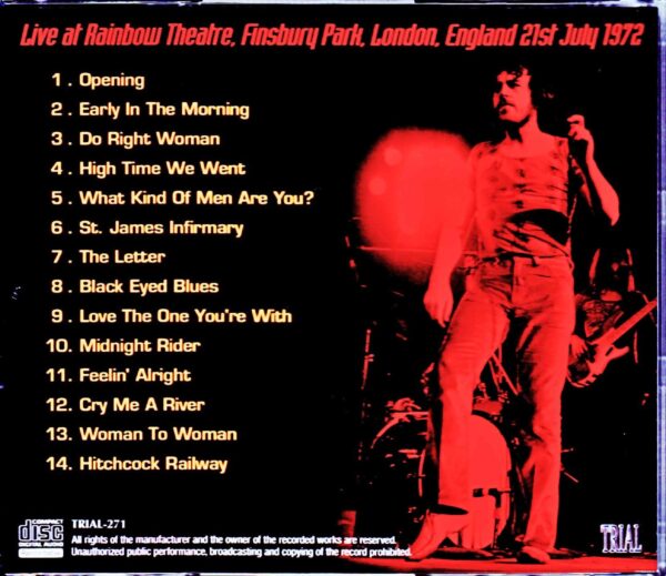 Joe Cocker/London,UK 1972 - Image 2