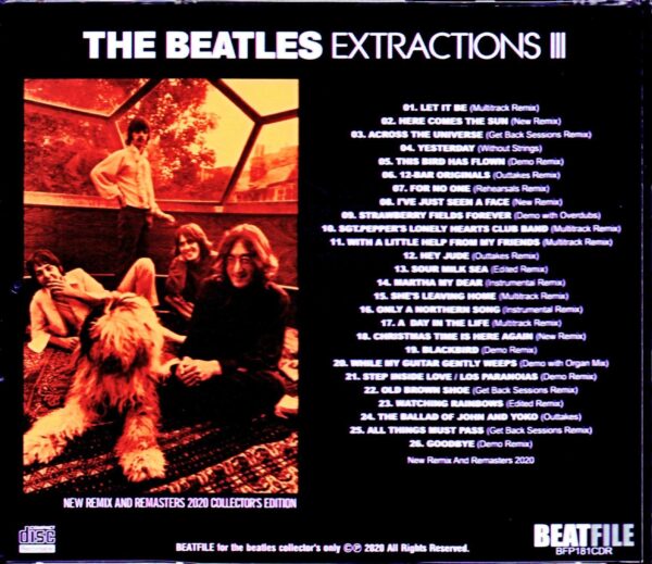 Beatles/Extractions III New Remix and Remasters 2020 - Image 2