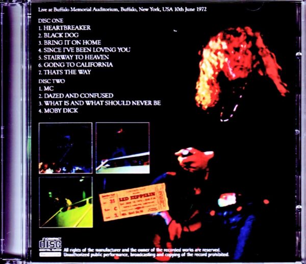 Led Zeppelin/NY,USA 6.10.1972 Upgrade - Image 2