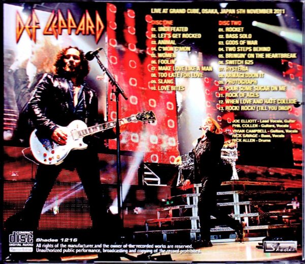 Def Leppard/Osaka,Japan 2011 - Image 2
