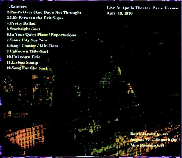 Keith Jarrett Trio/France 1970 - Image 2
