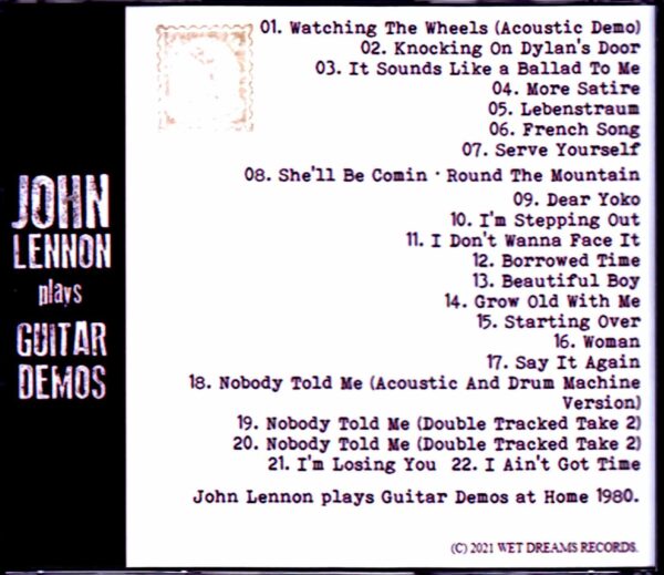 John Lennon/Plays Guitar Demos at Home 1980 - Image 2
