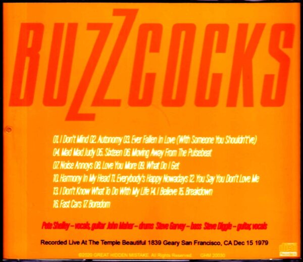 Buzzcocks/CA, USA 1979 - Image 2