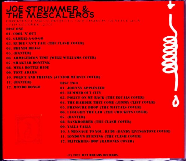 Joe Strummer & the Mescaleros/WA,USA 2001 - Image 2