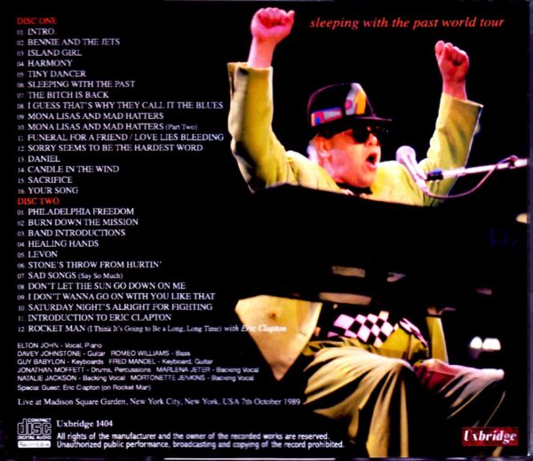 Elton John/NY,USA 10.7.1989 - Image 2