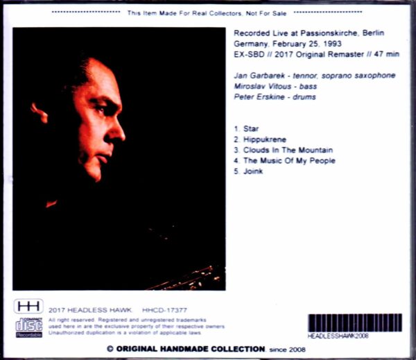 Jan Garbarek,Miroslav Vitous/Germany 1993 - Image 2