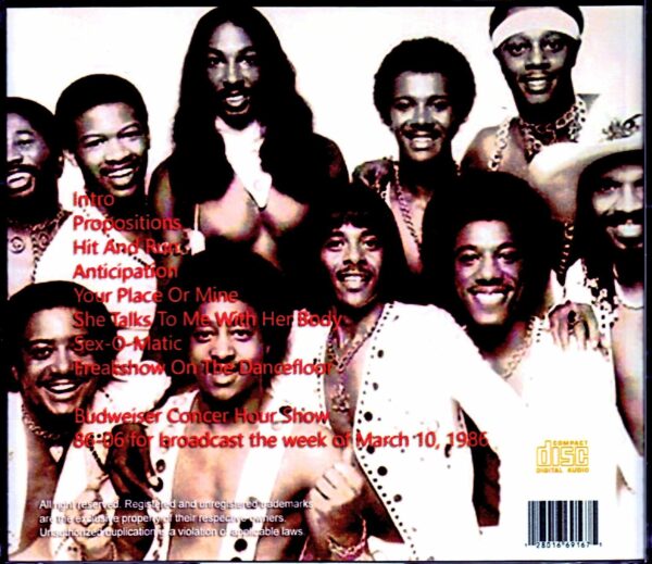 Bar-Kays/Analog Soundboard Live 1986 - Image 2