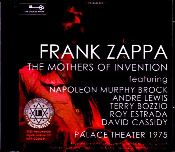 Frank Zappa the Mothers of Invention/RI, USA 1975