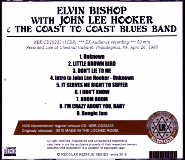 Elvin Bishop,John Lee Hooker/PA,USA 198 - Image 2