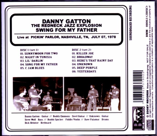 Danny Gatton the Redneck Jazz Explosion/TN, USA 1978 - Image 2