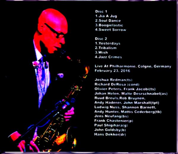 Joshua Redman with WDR Big Band/Germany 2016