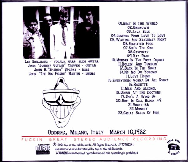 Dr Feelgood/Italy 1982 - Image 2