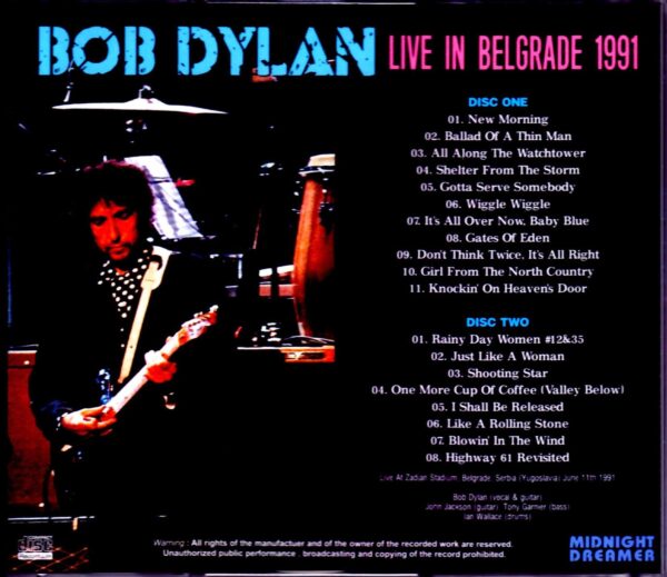Bob Dylan/Serbia 1991 - Image 2