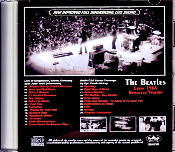 Beatles/Germany 6.25.1966 Afternoon Show - Image 2